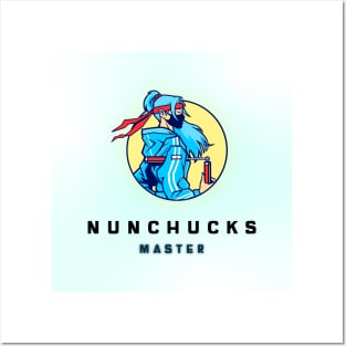 nunchucks Posters and Art